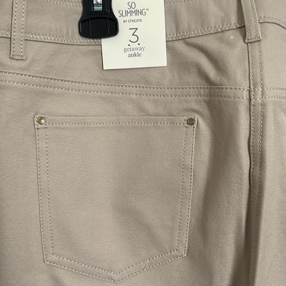 Chico’s So Slimming Ankle Jeans in “New Khaki”, Size 16 (Chico’s 3) - Picture 4 of 8